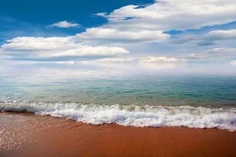 A sandy beach 스톡 사진