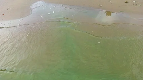Sandy beach in a recreation center Stock Footage 120558893