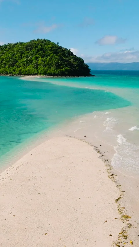 Sandy beach in Romblon, Romblon. Philippines. Stock Footage 311465229