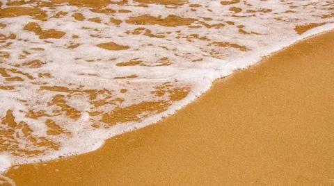Sandy beach shore line texture background An image of a sandy beach shore ... 스톡 사진