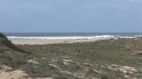 Sandy beach Sintra Stock-Footage 68949564