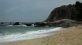 Sandy Beach, Tropical Paradise Island, Ko Samui, Amazing Thailand, Big Waves HD Footage