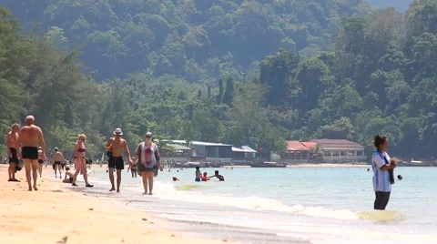Sandy beaches at Thailand. Stock-Footage 61924904