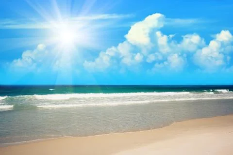 Sandy beah Stock Photos