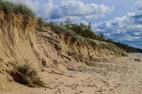 Sandy Cliff Foto stock