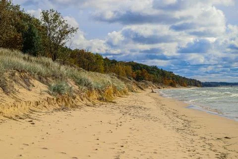 Sandy Cliff Foto stock