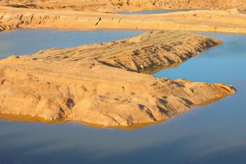 Sandy coast Stock Photos