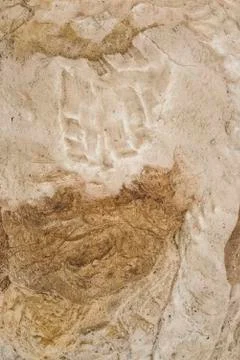 Sandy desert texture. Lines and pattern. Aerial top shot Stock Photos