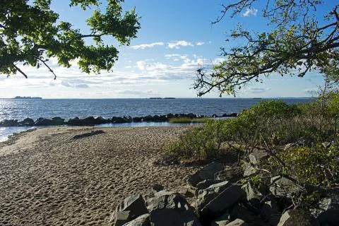 Sandy Hook Bay Area Views -20 Stock Photos