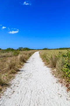 A Sandy Pathway Stock Photos