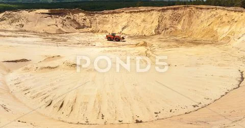 Sandy quarry Stock Photos
