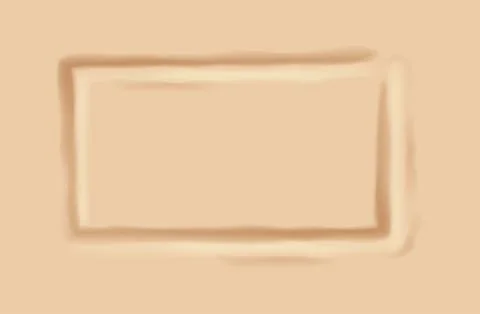 Sandy Rectangular Border on Beige Background Stock Illustration