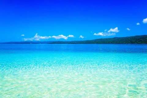 Sandy sea beach Fotos Stock