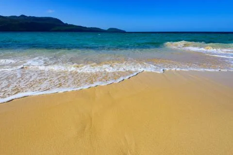 Sandy sea beach Foto stock
