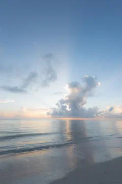 Sandy sea beach Stock Photos