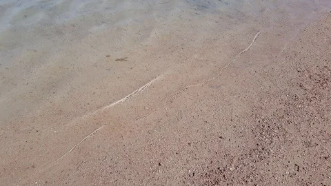 Sandy seabed off the coast Stock Footage 109118356