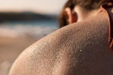 Sandy skin Stock Photos