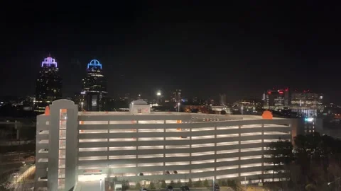 Sandy Springs at Night Video stock 170352289