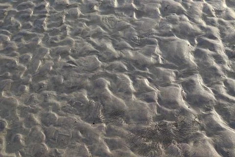 Sandy Texture Art in the Beach Stock Photos