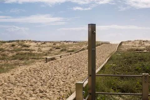 Sandy Walkway Stock Photos