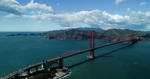 SanFranciscoGoldGateBridge1 Video stock 127253640