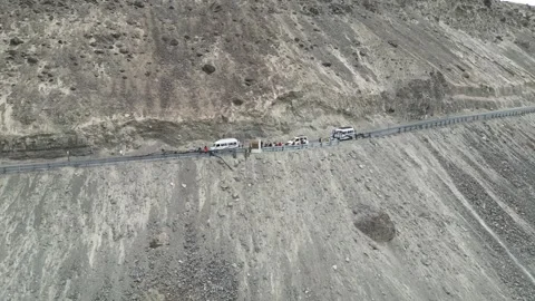 Sangam river mountain Stock Footage 241730776