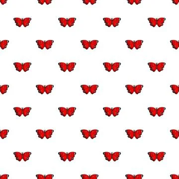 Sangaris butterfly pattern seamless Illustrazione stock
