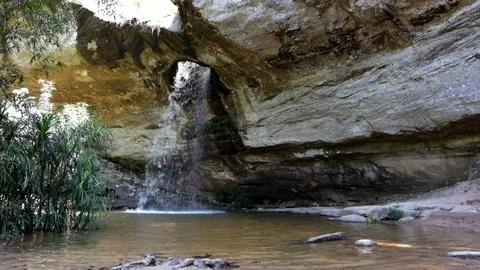 Sangjun waterfall   Stock Footage 117732906