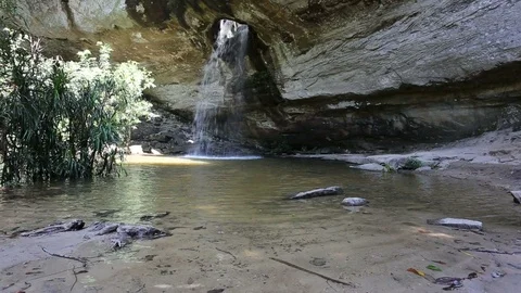 Sangjun waterfall  Stock Footage 117739579