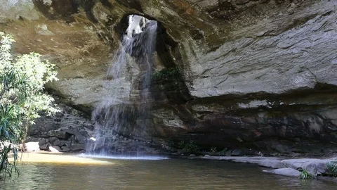 Sangjun waterfall   Stock Footage 117739648