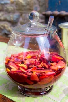 A sangria carafe Stock Photos