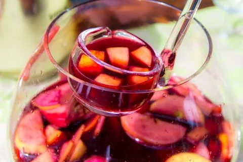 A sangria carafe Stock Photos