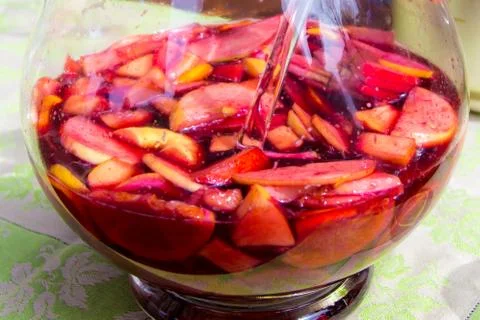 A sangria carafe Stock Photos