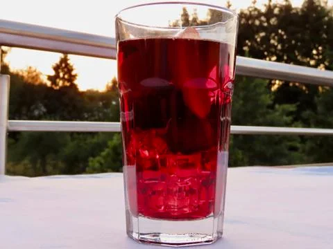 Sangria with ice Stock Photos