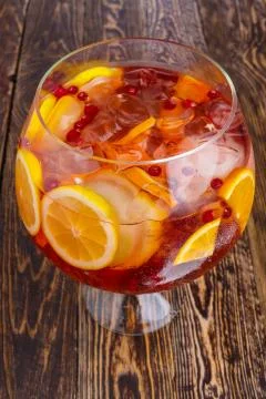 Sangria jar Stock Photos