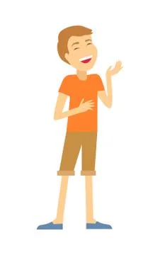 Sanguine Temperament Type People. Vector Stock Illustration