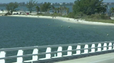 Sanibel Causeway Video stock 696725