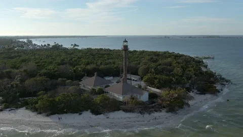 Sanibel Lighthouse 库存影片 148250920