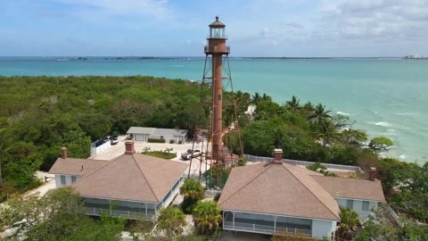 Sanibel Lighthouse Stock Footage 250253315