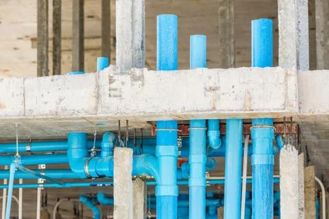 Sanitary distribution system Stock Photos