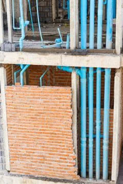 Sanitary distribution system Stock Photos