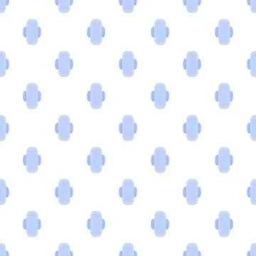 Sanitary pad seamless pattern for feminine hygiene products Stock Illustration
