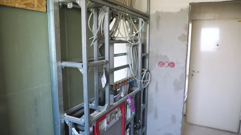 Sanitary system - modular construction Stock-Footage 248234676