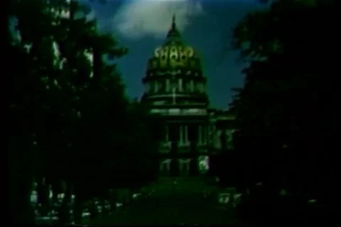 Sanitary water board is established to control water pollution - 1950 Video stock 112157668