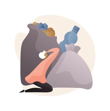 Sanitation access abstract concept vector illustration. Stock Illustration