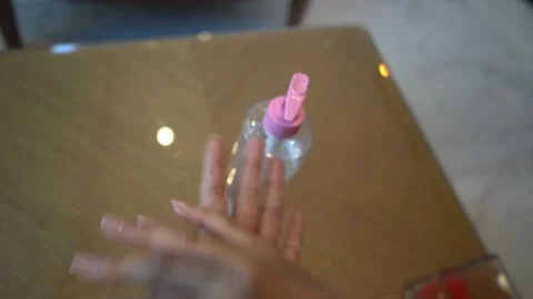 Sanitiser Stock Footage 156253302