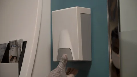 Sanitizer coronavirus Stock Footage 128841225