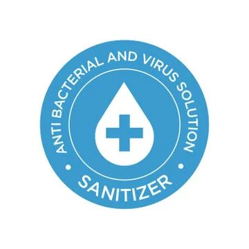 Sanitizer icon.  Stock Illustration