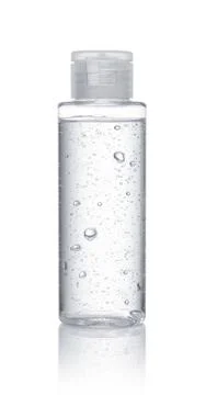 Sanitizing gel placed on a white background 写真素材