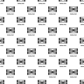 Sankey chart pattern vector seamless Illustrazione stock